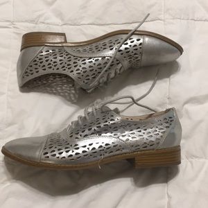 Sam & Libby Silver Loafers